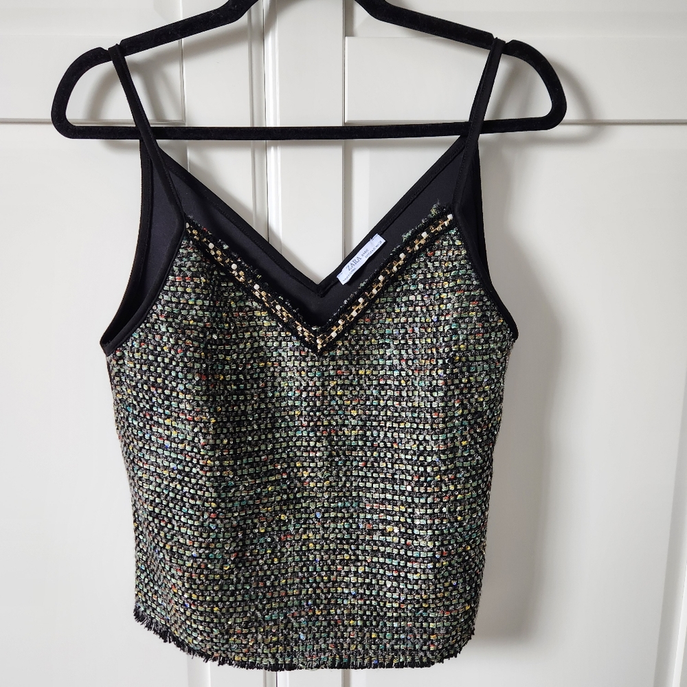 ZARA Knit tank top, size M
